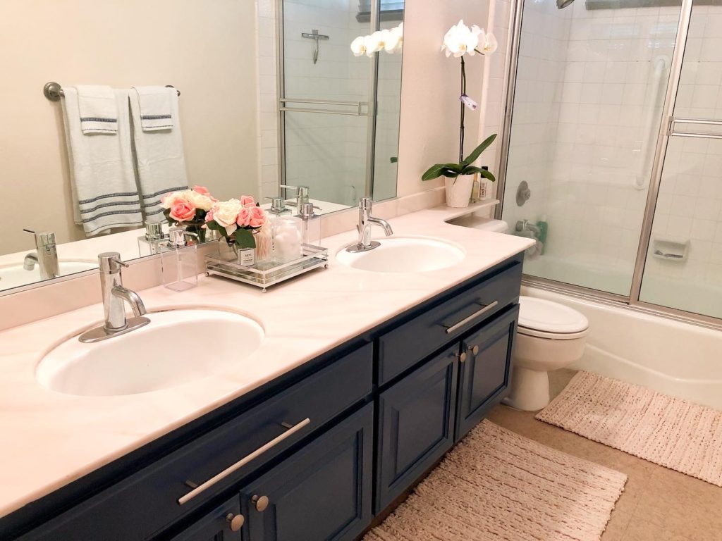 DIY Bathroom Vanity - How to update your bathroom vanity
